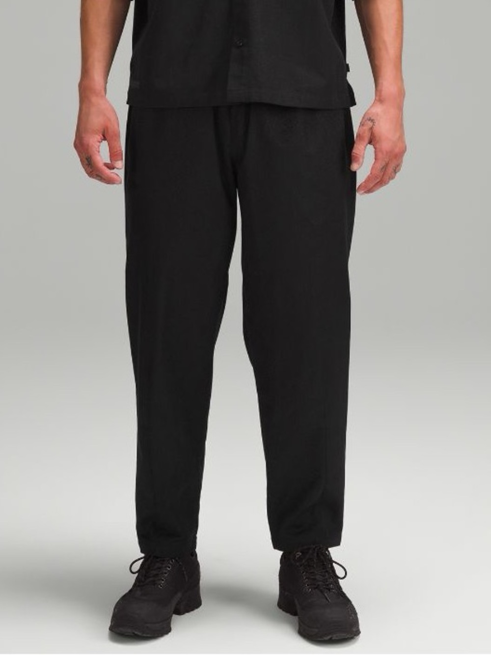 LULULEMON LAB Black Double Knit Jacquard Joggers Size XS